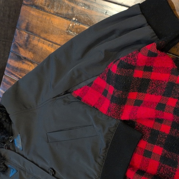 Thakoon Buffalo Plaid Cape Back Jacket - Picture 5 of 14